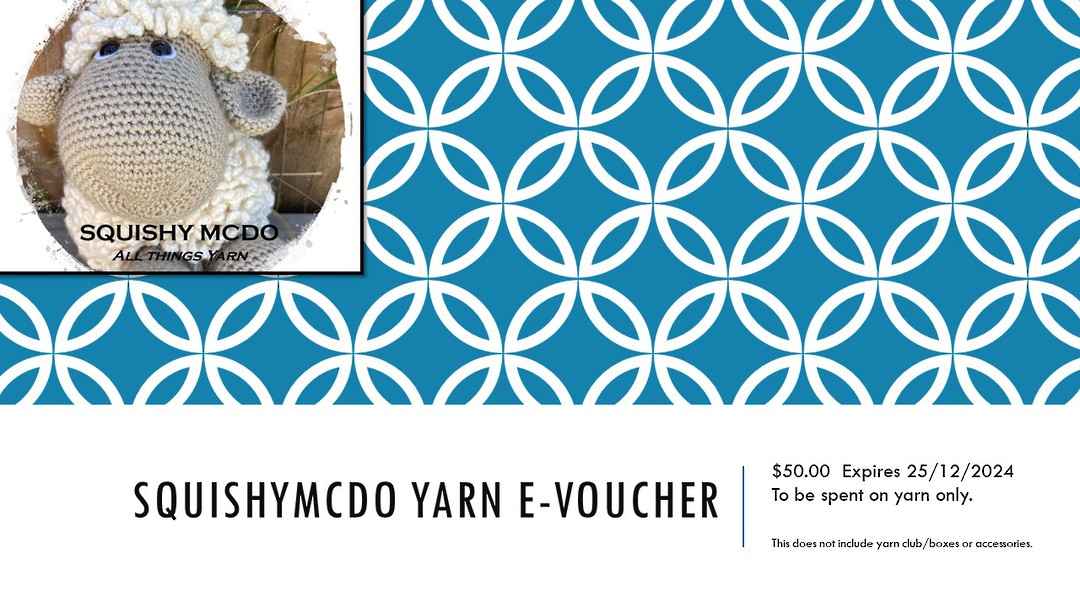SquishyMcDo Yarn Voucher $50 image 0